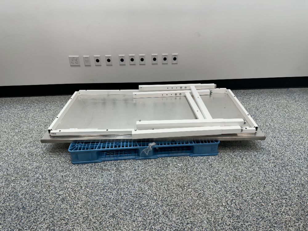 Image of Fisher Scientific 6' Stationary Metal Lab Table